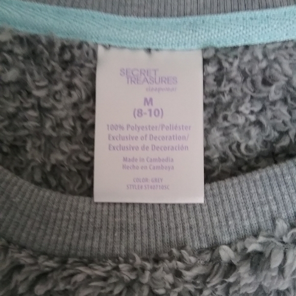 Secret Treasures Cofy Pajama Top - Picture 5 of 5